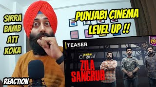 REACTION on Zila Sangrur Teaser  Babbal Rai  Princekanwaljit Singh  Upcoming Punjabi Movie [upl. by Annaillil880]