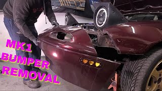 MX5 MIATA MK1  NA BUMPER REMOVAL [upl. by Donni]