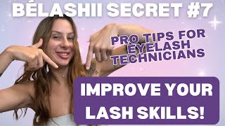 BeLashii Secret 7 Improve your eyelash extension technique by cleaning lash line before application [upl. by Ranee979]