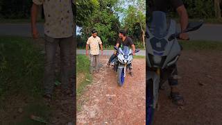 chapri rider be like biker rider r15 r15m bike funny comedy trending yamaha motorcycle [upl. by Uehttam791]