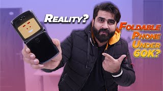 A Cheapest Foldable Phone Under 60K In Pakistan  Dark Reality of Motorola Razr 5G [upl. by Aileda324]