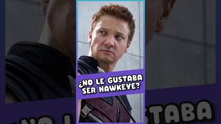 ¿A JEREMY RENNER NO LE GUSTABA SER HAWKEYE marvel marvelstudios hawkeye avengers [upl. by Sewoll652]