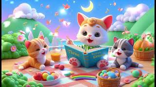 Three Little Kittens  Fun Nursery Rhymes and Kids Songs [upl. by Hsiri]