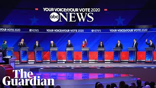 US election 2020 highlights from the third Democratic presidential debate [upl. by Nekial]