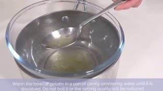 Bake Club presents How to use powdered gelatin [upl. by Reg]