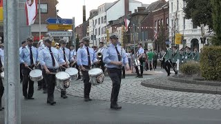 Grevenbroicher Schützenfest Fackelzug Dienstag der 392024 [upl. by Issiah834]