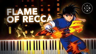 Flame of Recca Opening Theme  Nanka Shiawase  Piano [upl. by Mcnalley]