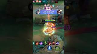 Aamon vsv everyone 😱 Damage Build one hit Delete subscribe plz support chanel mlbb hyper aamon [upl. by Yekim]