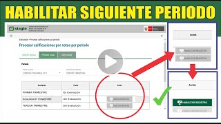 Siagie  Tutorial PROCESO y CIERRE DEL PERIODO  APERTURAR EL SIGUIENTE PERIODO Bimest yo Trimest [upl. by Onailerua]