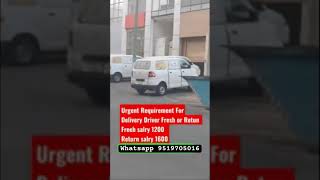 Fresh car delivery driver job in saudi arabia gulfjobs viralvideo [upl. by Naaitsirhc]