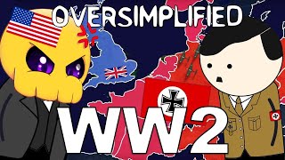 American Reacts to WW2  Oversimplified Part 1 [upl. by Arraes]