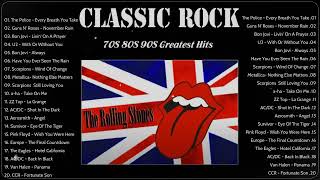 Classic Rock Songs 70s 80s 90s Full Album  Queen Eagles Pink Floyd Def Leppard Bon Jovi [upl. by Leahcam969]