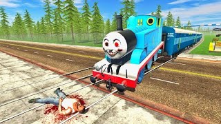 Franklin VS Scary Thomas Train INDIAN BIKE DRIVING 3D [upl. by Anod]