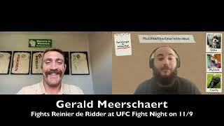 Gerald Meerschaert Previews Reinier de Ridder Fight at UFC Fight Night Magny vs Prates on 11924 [upl. by Nevag981]