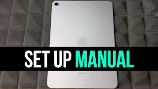 New iPad Air 2024  11”  Space Grey 6th Generation  128gb  M2  Set Up Guide [upl. by Remle]