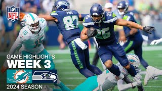 Miami Dolphins vs Seattle Seahawks  2024 Week 3 Game Highlights [upl. by Trix]