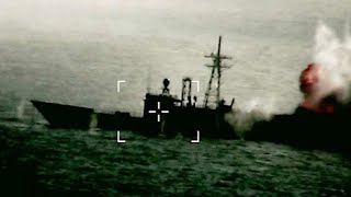 SINKEX – destroying an old US frigate in the North Atlantic [upl. by Honebein]