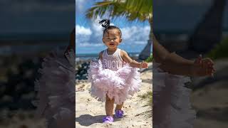 Cute baby Fashion Show fashion baby ai runway viralvideo kawaii youtubeshorts cute [upl. by Elakram]