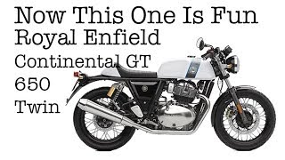 Now This One Is Fun  Royal Enfield Continental GT 650 Twin Motorcycle [upl. by Nileuqaj]