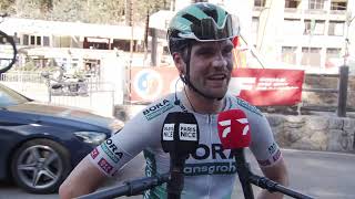 Maximilian Schachmann  Interview at the finish  ParisNice Stage 7 [upl. by Antonin]