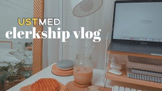 med school vlog 🥐 internal medicine rotation study with me skincare ustmed clerkship  shayne uy [upl. by Marget298]