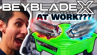 BEYBLADE BATTLES AT WORK [upl. by Oenire]