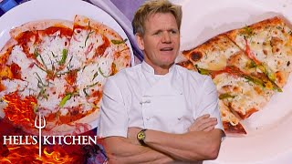 Pizza Party  Chefs Trying To Impress Gordon With Gourmet Pizzas  Hells Kitchen [upl. by Pomeroy763]