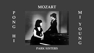 MOZART arr Kreisler Rondo for Violin and Piano from K 250  performed by the Park Sisters [upl. by Garnette]