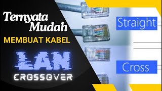 cara membuat kabel crossover LANUTP  kabel LAN crossover  DDTKJ  firman toha zaelani [upl. by Naam209]