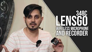 Amazing Wirless Mic  Recorder  LENSGO 348C Review  Mansoor Qureshi MAANi [upl. by Rasec]