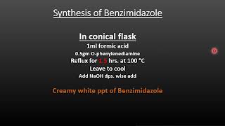 Synthesis of benzimidazole [upl. by Daphne]