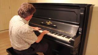 Vintage 1900 Steinway Upright Piano with Original Ivory Keys [upl. by Hamer]