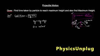 Tips and tricks to find Ground to Ground Projection and Maximum Height Part 3 Free [upl. by Ewart]