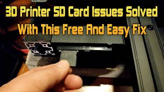 How To Repair Creality Ender 3 S1 Plus SD Card Not Reading Might Fix Problems For Other 3D Printers [upl. by Demakis]