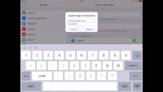 How to sign into an iTunes account on an iPad or iPhone [upl. by Jerry]