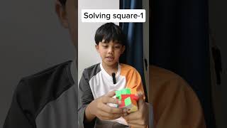 Solving square1 square one square1cube square1 squareone cuber rubikscube [upl. by Hubert]