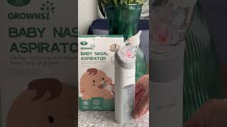 GROWNSY Nasal Aspirator for Baby  Electric Baby Nose Sucker Pro [upl. by Wardle]