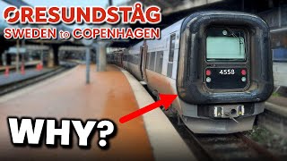 The Strange Looking Train from Sweden to Copenhagen – Øresundståg Review [upl. by Onilegna13]