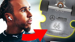 Turning Lewis Hamiltons F1 Car Into A Skateboard [upl. by Osrick]