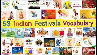 Indian Festivals name  Festivals of India  Indian Culture  National amp Religion Festivals of India [upl. by Rosenberger616]