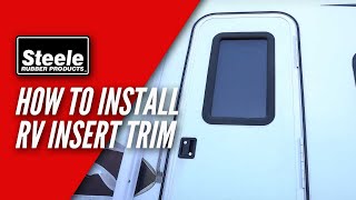 How To Install RV Insert Trim [upl. by Eldin]