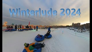 Ottawa Canada Gatineau Quebec  Winterlude 2024 Bal de Neige 2024 Immersive VR 360 [upl. by Carita]