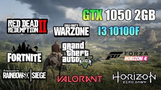 GTX 1050 2GB  i3 10100F Test in 8 Games  GTX 1050 Gaming [upl. by Kristan]