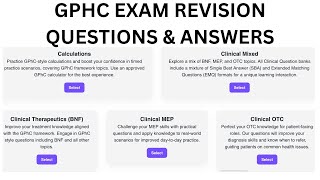 GPhC Exam Practice Questions amp Answers Mixed Clinical Questions [upl. by Bullivant]