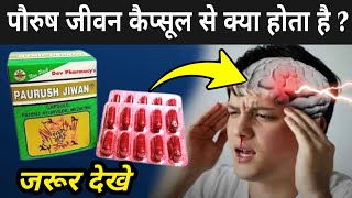 पौरुष जीवन कैप्सूल खाने से पहले ये वीडियो देखे  Paurush Jeevan Capsule Side Effects [upl. by Anolahs]