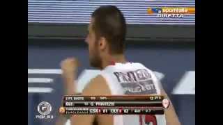 CSKA  OLYMPIAKOS 6162 ΙΤΑΛΙΚΗ περιγραφή Euroleague Final 2012 [upl. by Aidul]