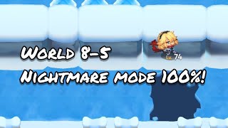 Guardian Tales 85 Nightmare Mode 100 [upl. by Yedok]