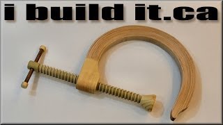 How To Make A Wooden C Clamp [upl. by Olympium]