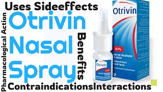 Otrivin Nasal spray for nasal decongestant and cold uses and sideeffects review  Medic Health [upl. by Gardener212]