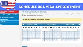 How to schedule USA Visa appointment online  Step by Step 2020 [upl. by Bilac981]